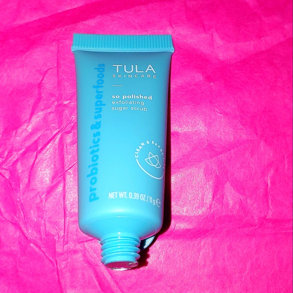 $5 so polished exfoliating sugar scrub TULA SKINCARE